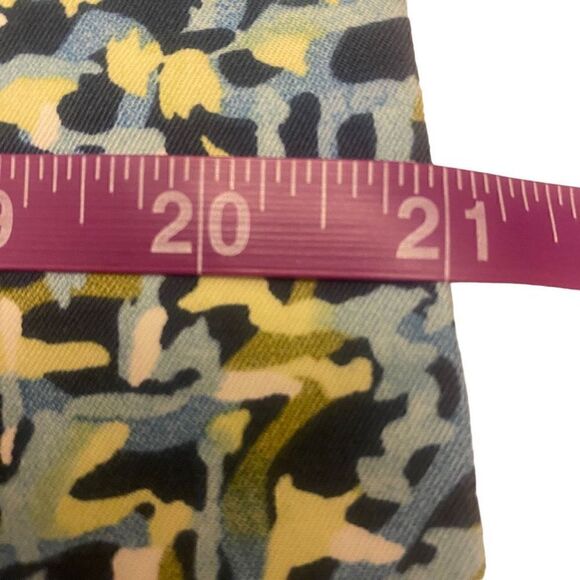 Talbots Aqua, Blue, and Moss Green Print Pencil Skirt Size 12p - Picture 11 of 12